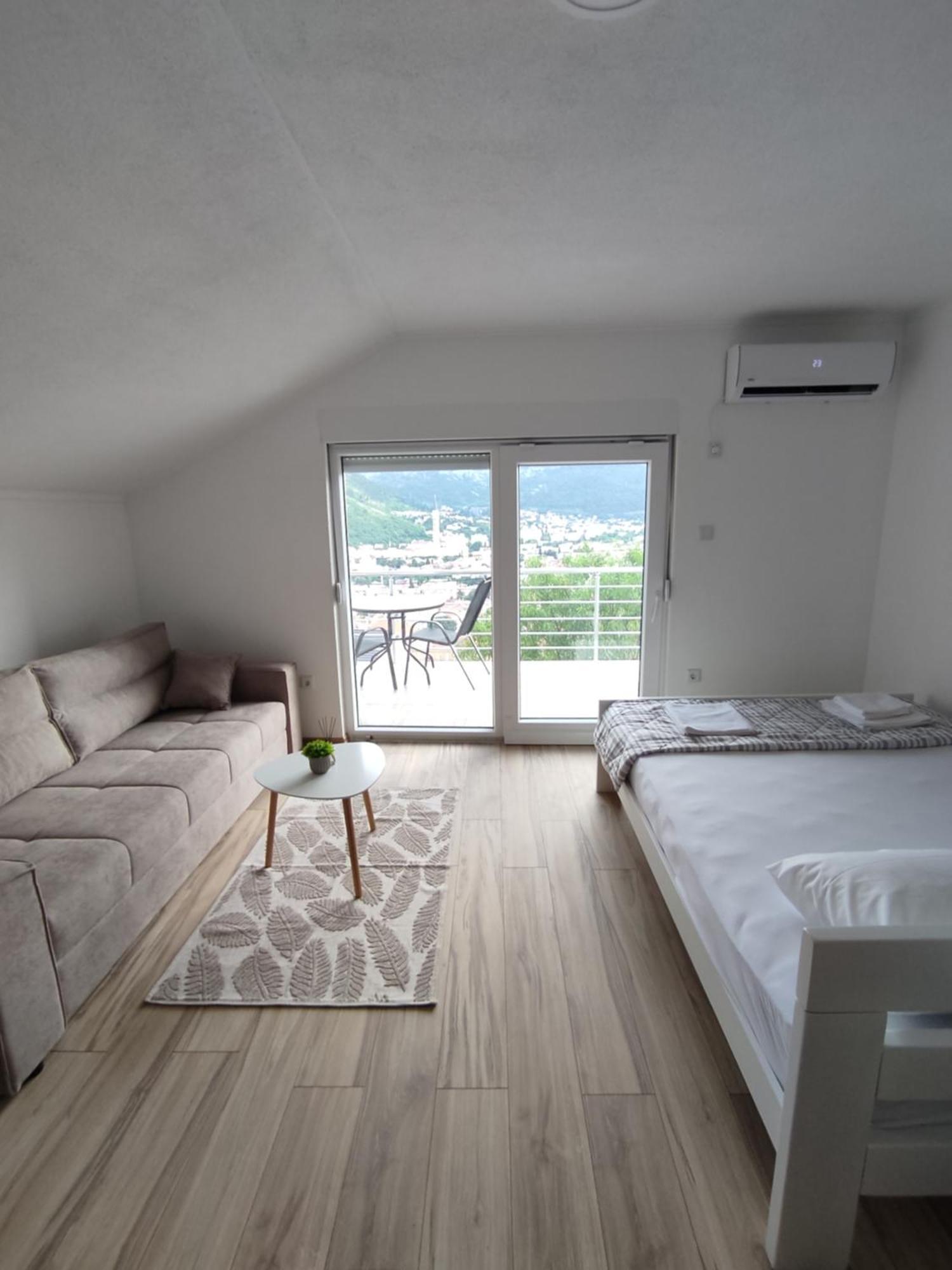 View Of The City - Studio Apartment Mostar Exteriör bild
