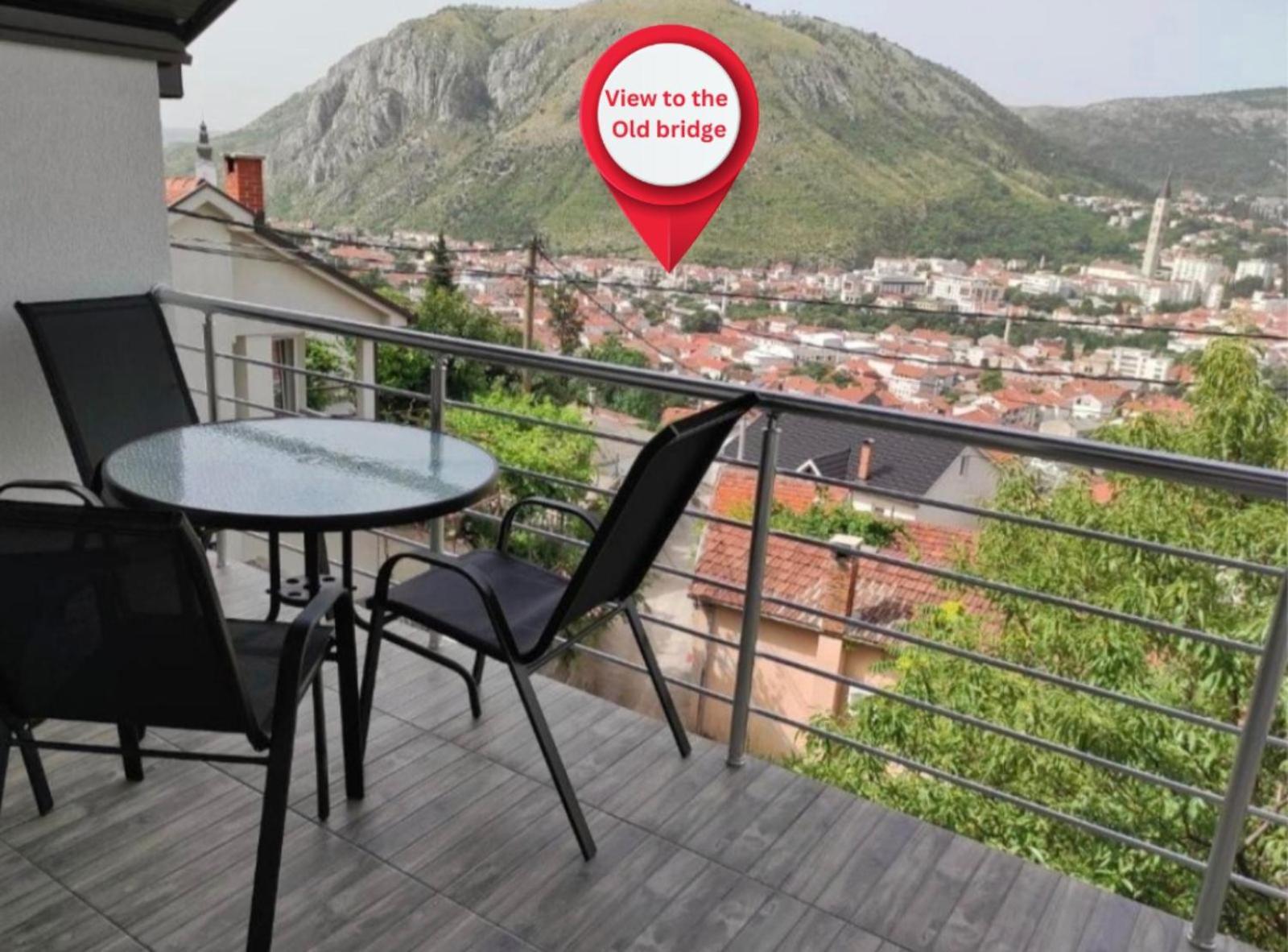 View Of The City - Studio Apartment Mostar Exteriör bild